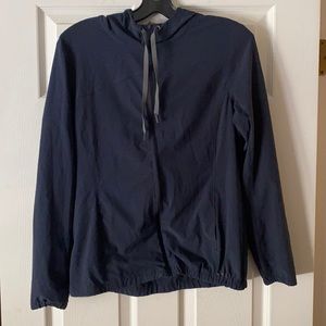 Eddie Bauer navy full zip windbreaker